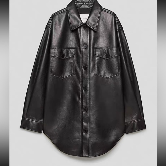 Wilfred Jackets & Blazers - Wilfred The Ganna Vegan Leather Jacket